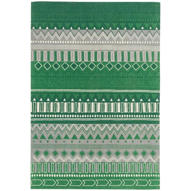 Onix On14 Tribal Mix Green Rug by Attic Rugs