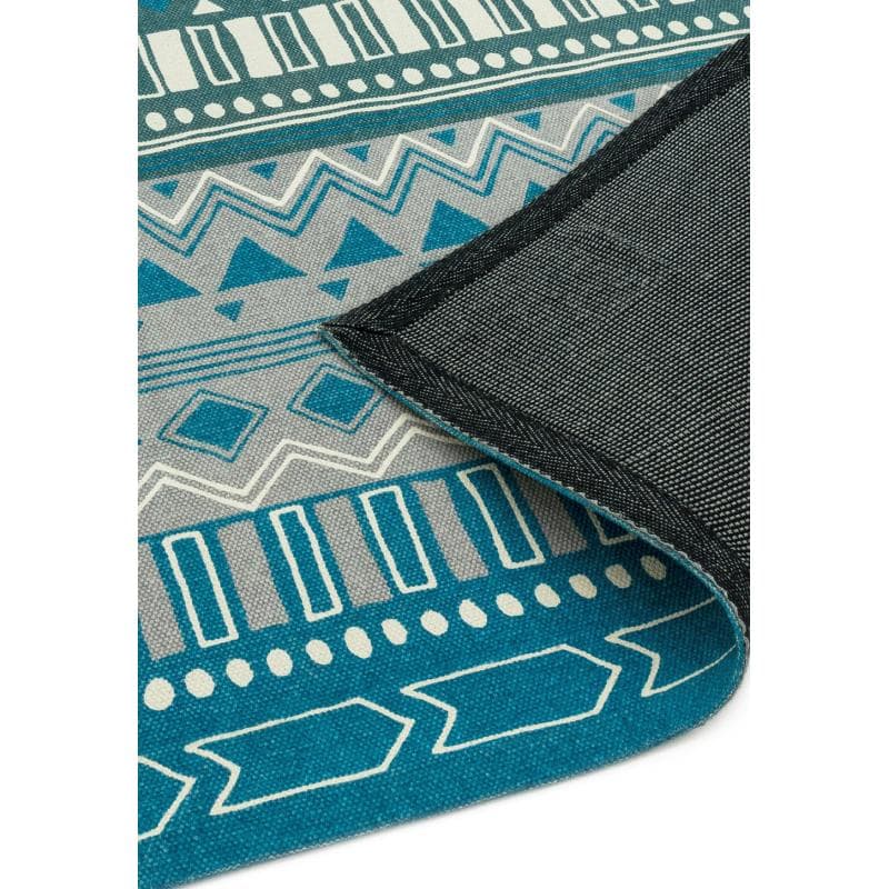 Onix On16 Tribal Mix Teal Rug by Attic Rugs