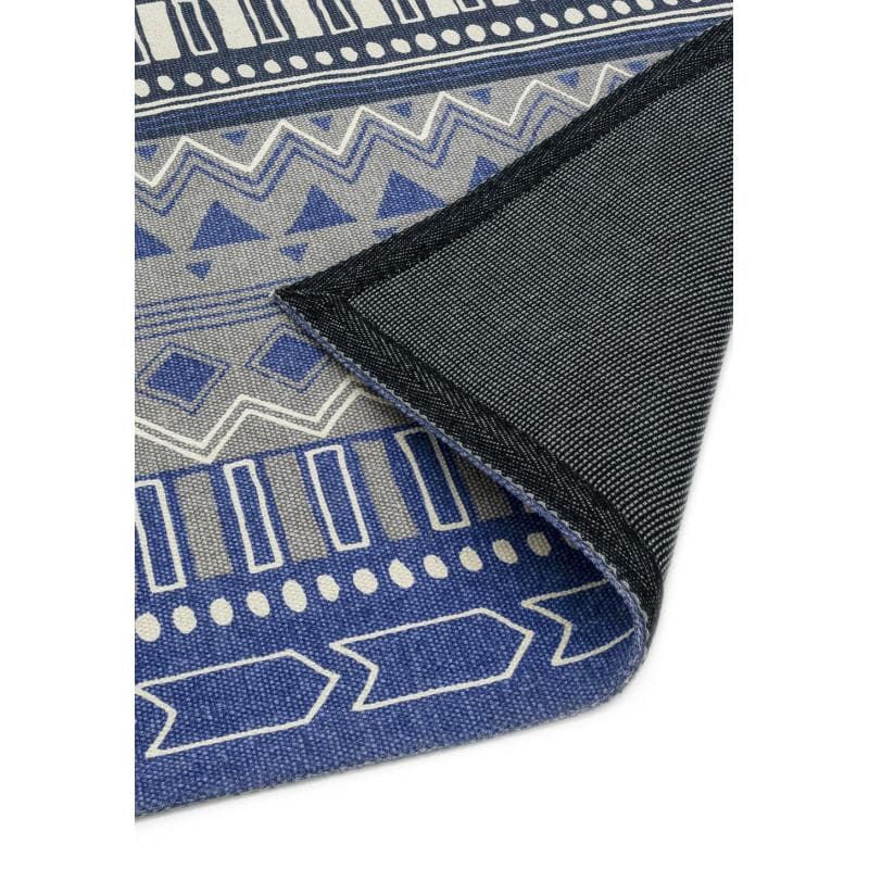 Onix On17 Tribal Mix Blue Rug by Attic Rugs