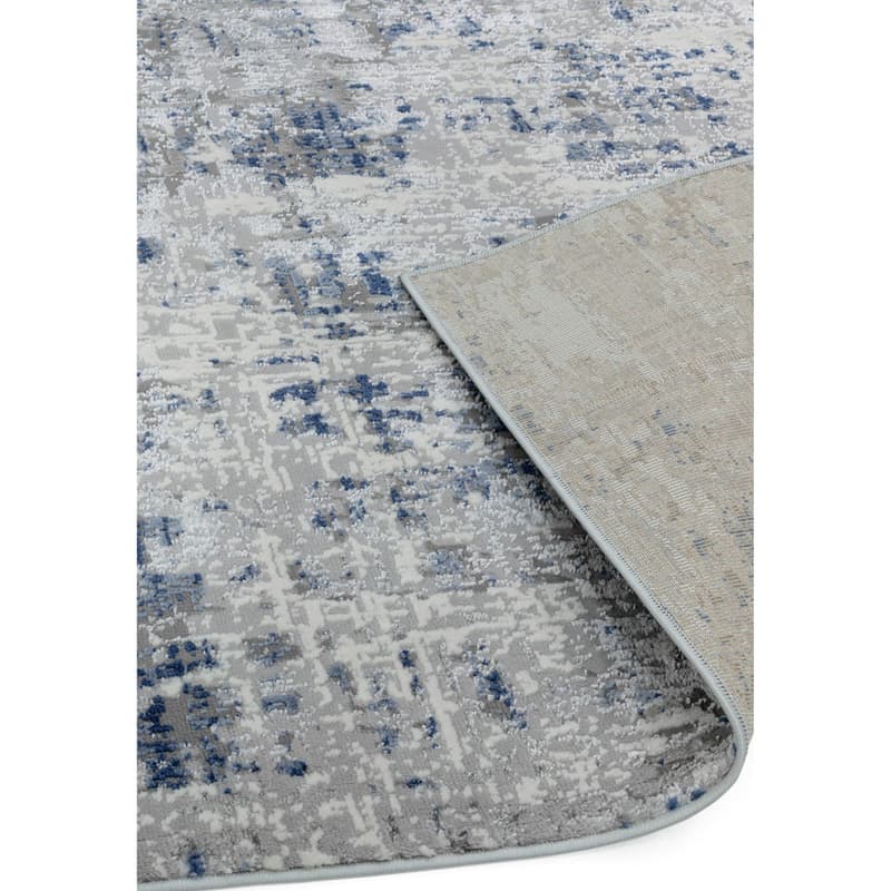 Orion Or04 Abstract Blue Rug by Attic Rugs