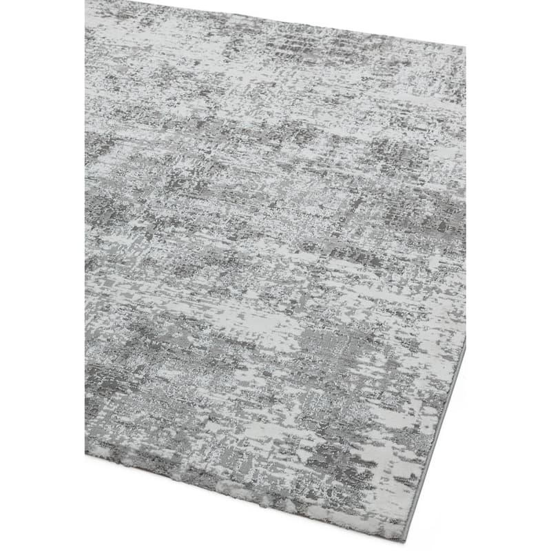 Orion Or05 Abstract Silver Rug by Attic Rugs