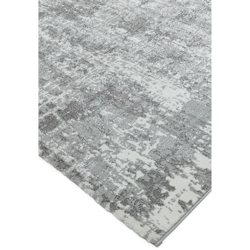 Orion Or05 Abstract Silver Rug by Attic Rugs