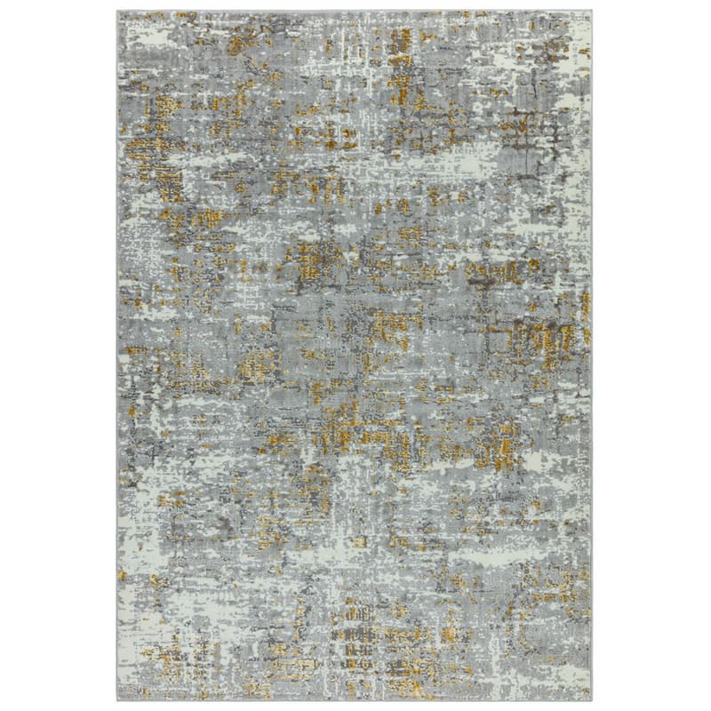 Orion Or07 Abstract Yellow Rug by Attic Rugs