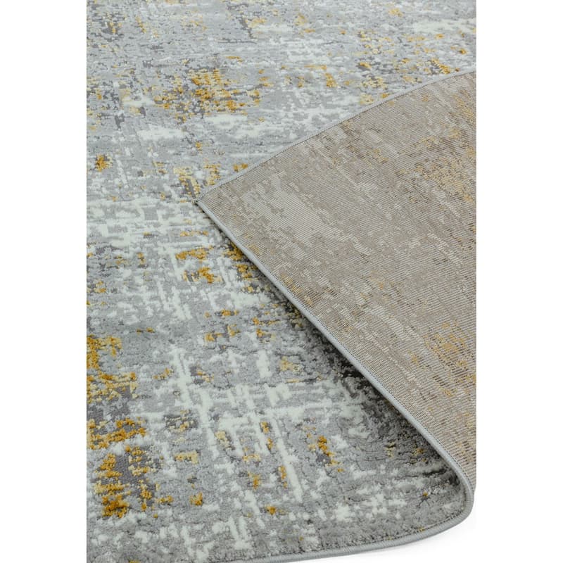 Orion Or07 Abstract Yellow Rug by Attic Rugs
