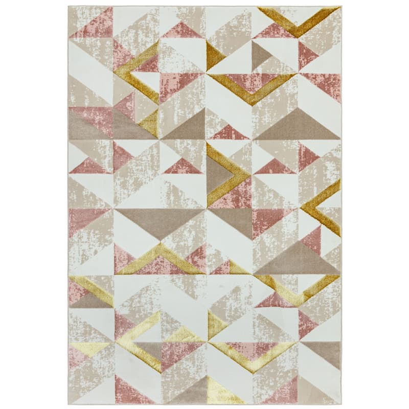 Orion Or10 Flag Pink Rug by Attic Rugs