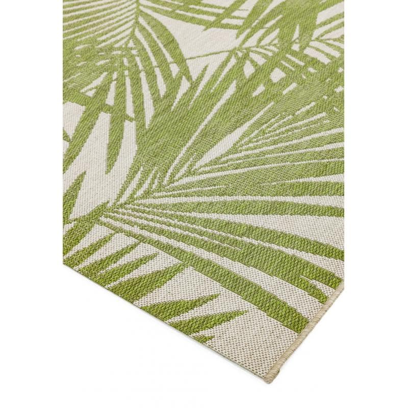Patio Pat15 Green Palm Rug by Attic Rugs