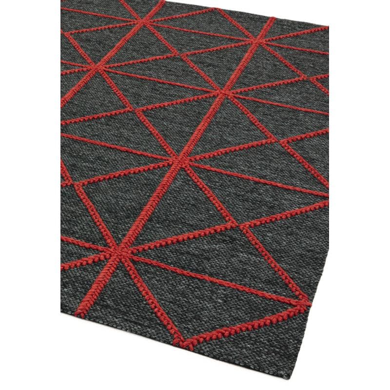 Prism Red Rug by Attic Rugs