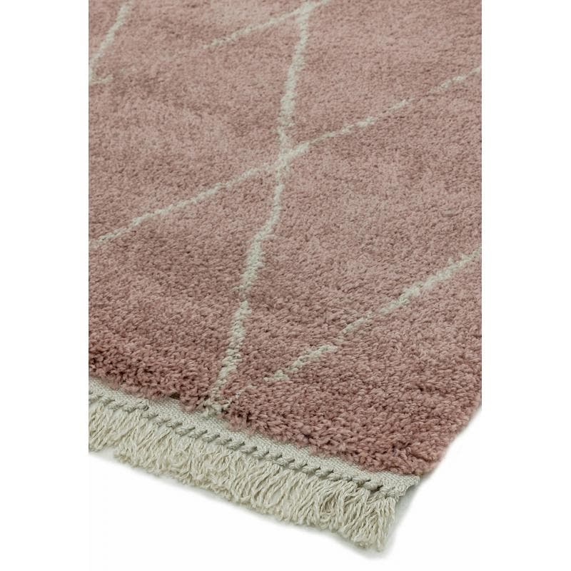 Rocco Rc09 Pink Diamond Rug by Attic Rugs