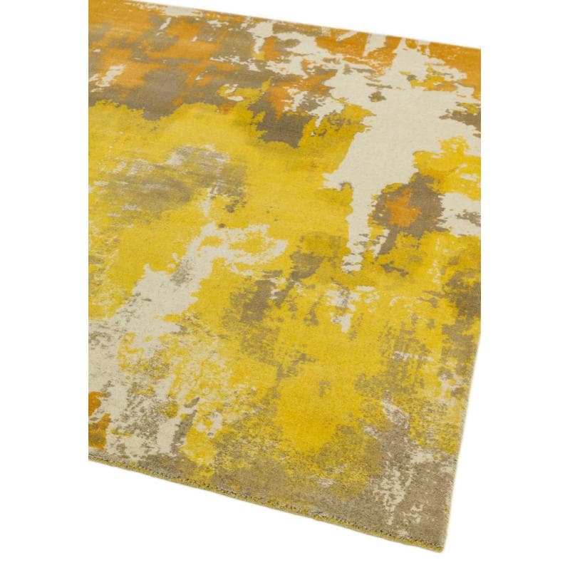 Saturn Yellow Rug by Attic Rugs