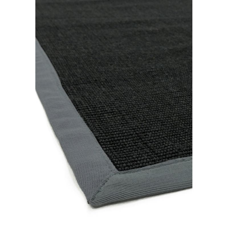 Sisal Black/ Grey Rug by Attic Rugs