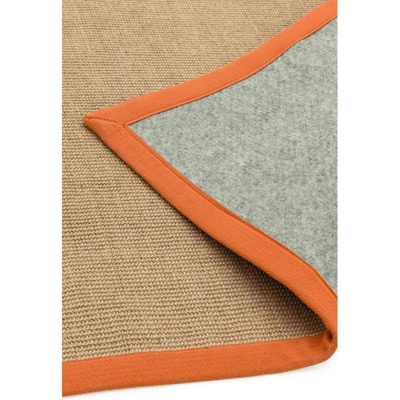 Sisal Linen/ Orange Rug by Attic Rugs