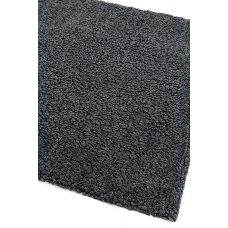 Spiral Charcoal Rug by Attic Rugs