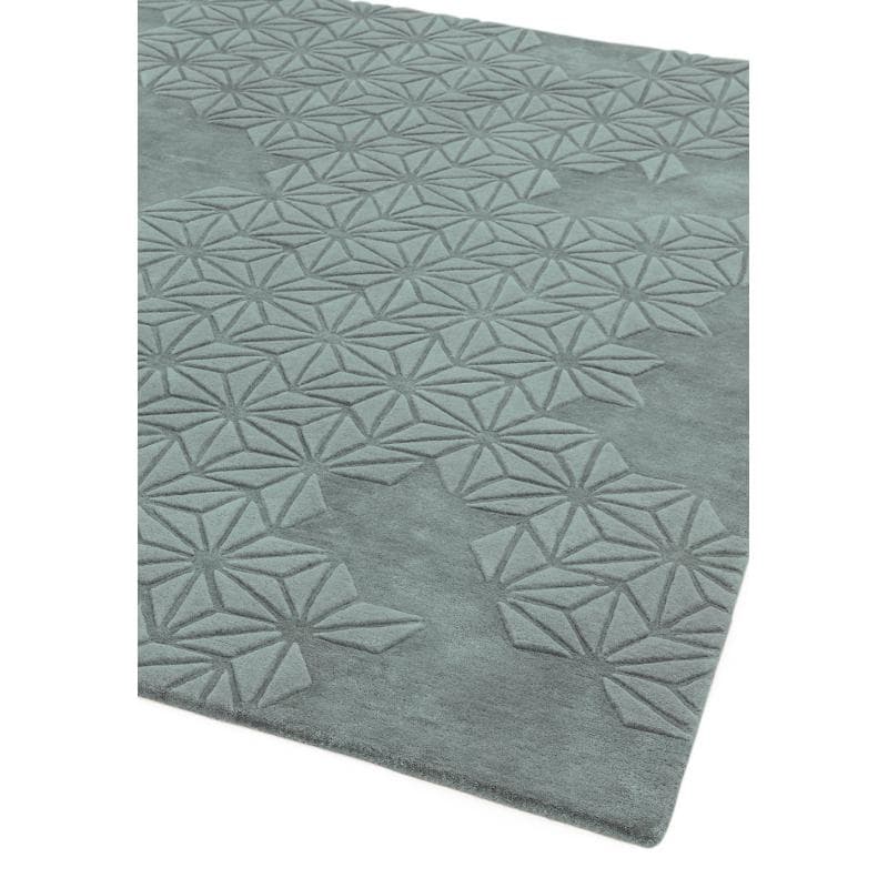 Starburst Silver Rug by Attic Rugs