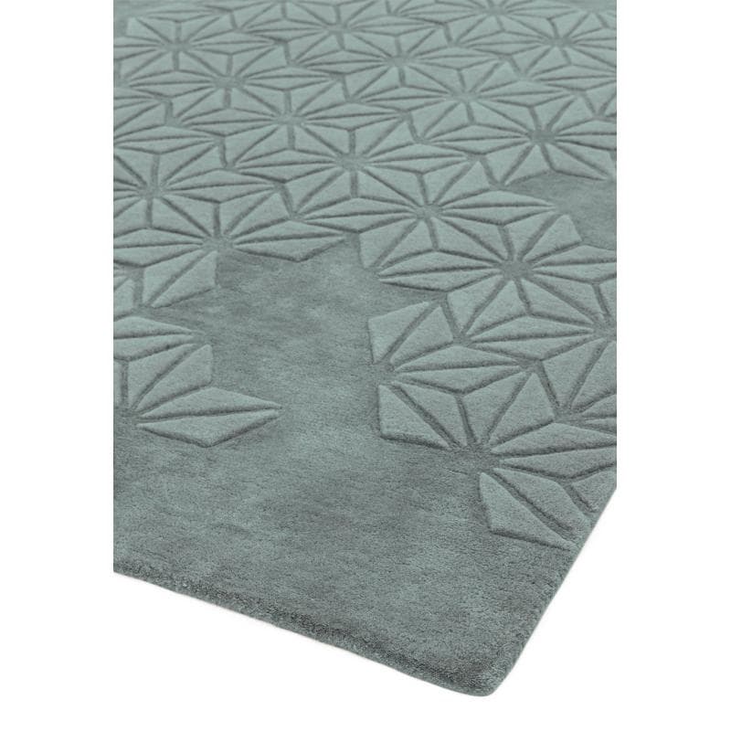 Starburst Silver Rug by Attic Rugs