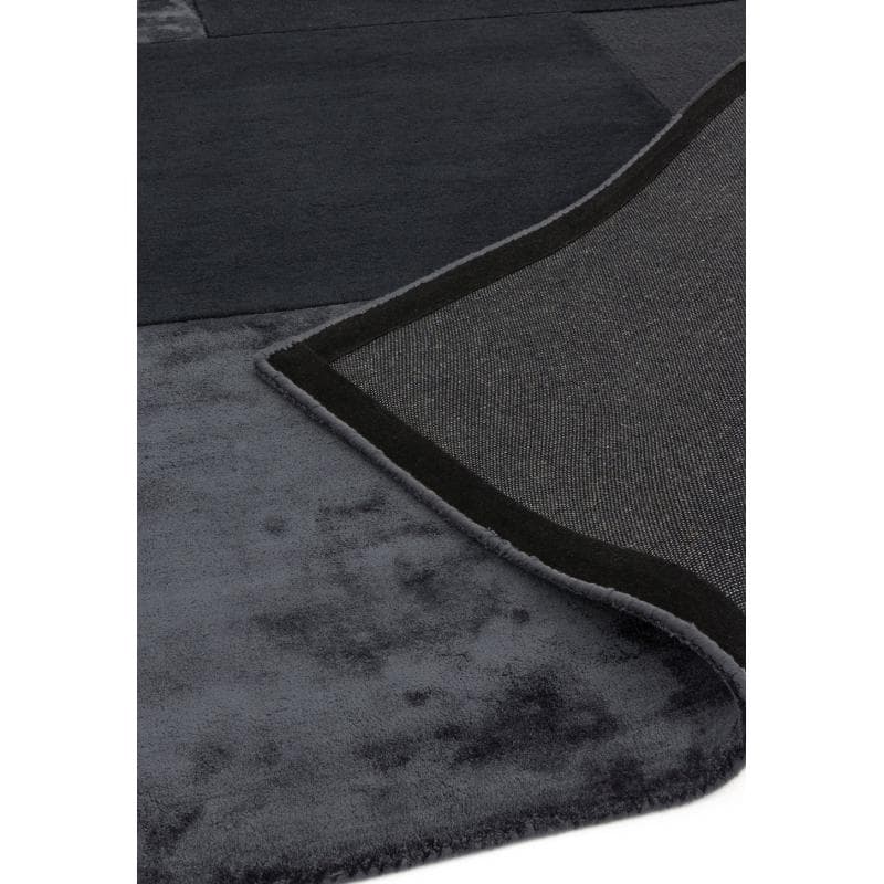 Tate Charcoal Rug by Attic Rugs