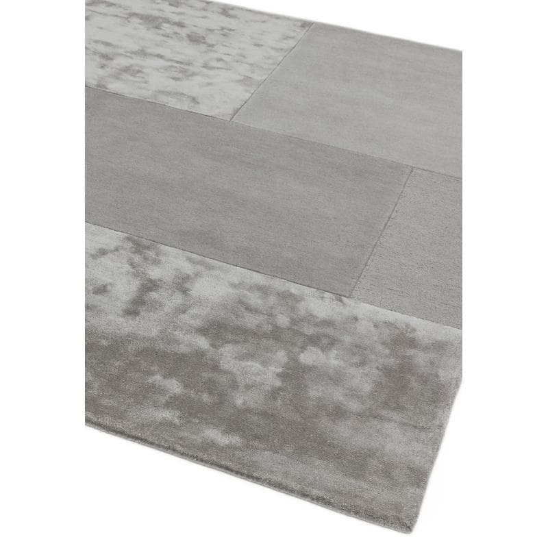 Tate Silver Rug by Attic Rugs