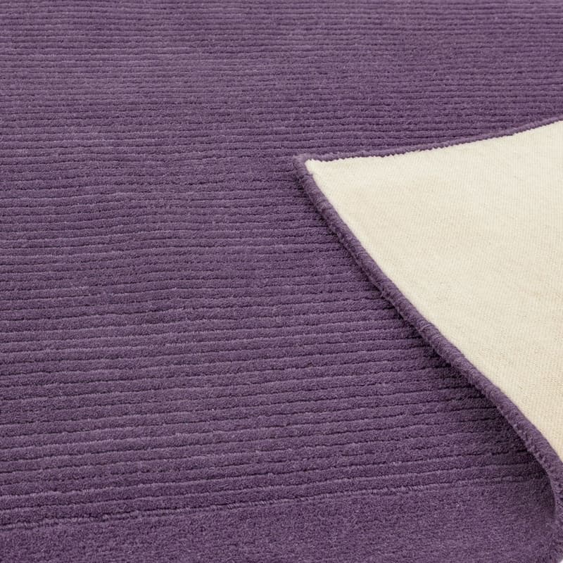 York Purple Wool Runner Rug by Attic Rugs