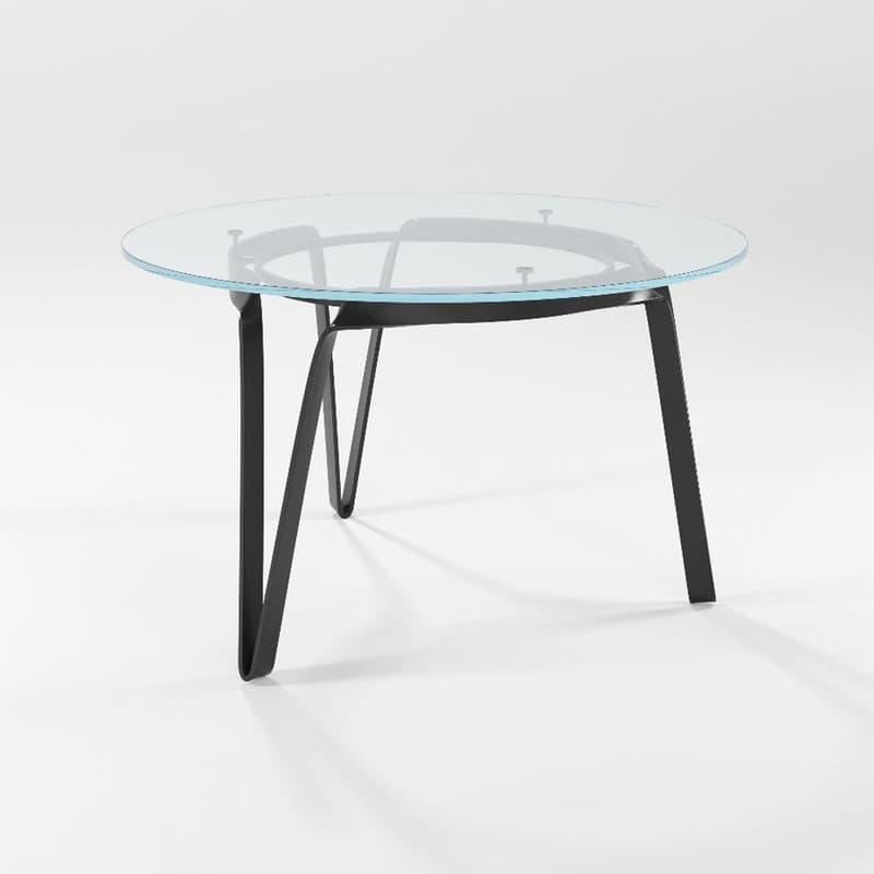 Compasso High Circular Coffee Table by Barel