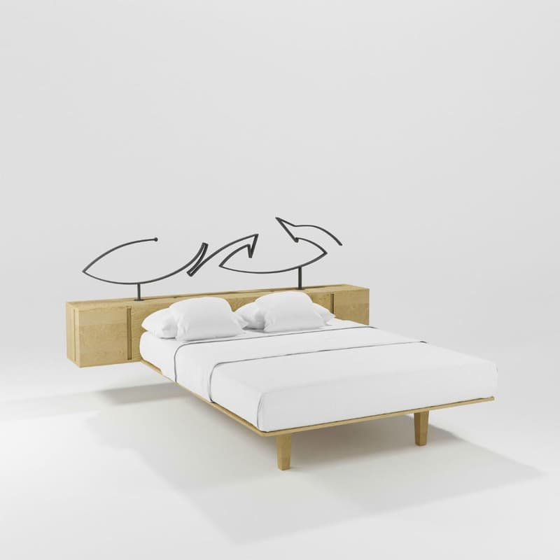 Cubo Double Bed by Barel