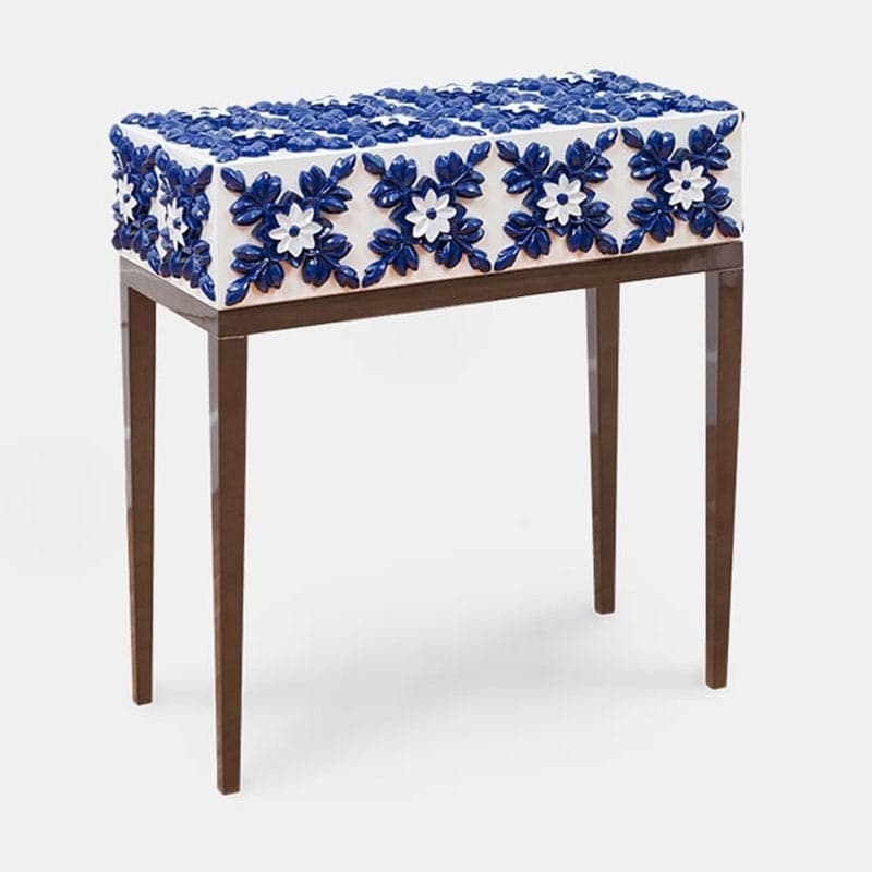 Blue Bedside Table by Bateye