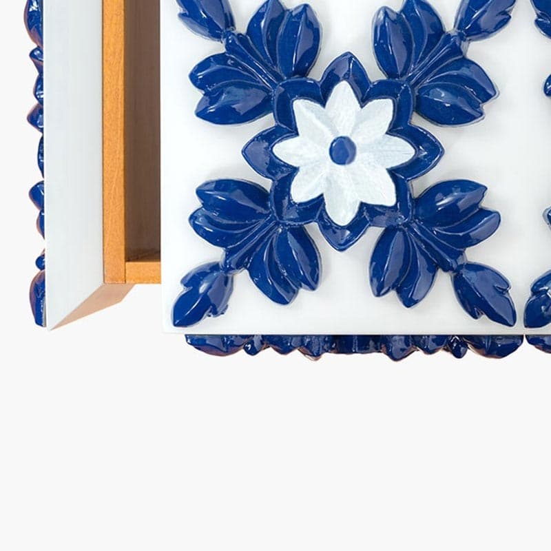 Blue Bedside Table by Bateye
