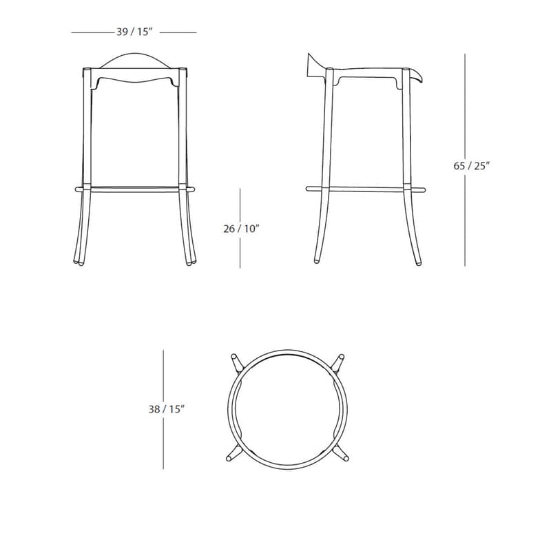 Janet Bar Stool by Bd Barcelona