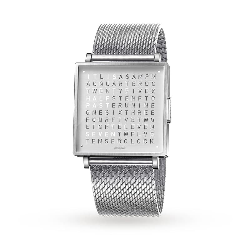 Qlocktwo 35Mm Fine Steel Wristwatch by Biegert and Funk