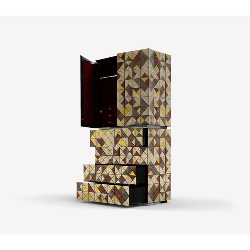 Pixel Anodized Display Cabinet by Boca Do Lobo