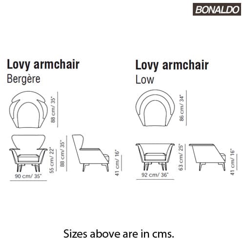 Lovy Armchair by Bonaldo