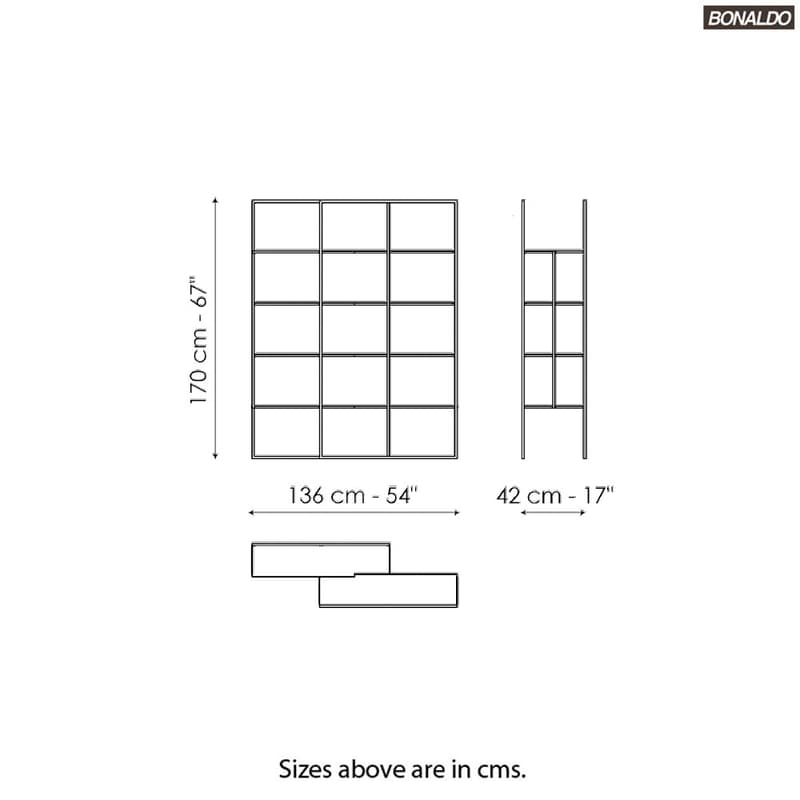 Optic Bookcase Bonaldo FCI London