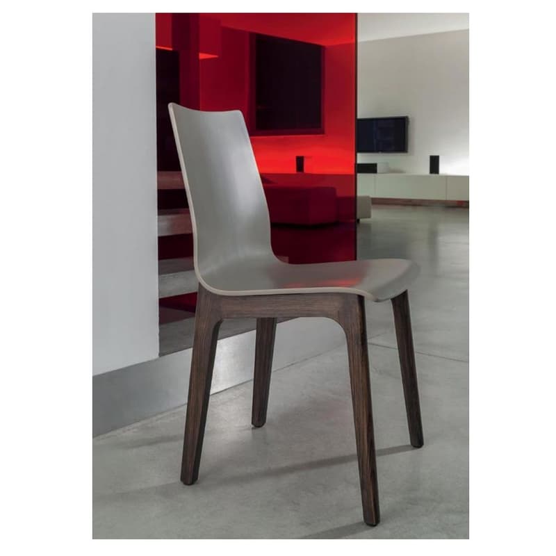 Alfa Without Cushion Dining Chair by Bontempi