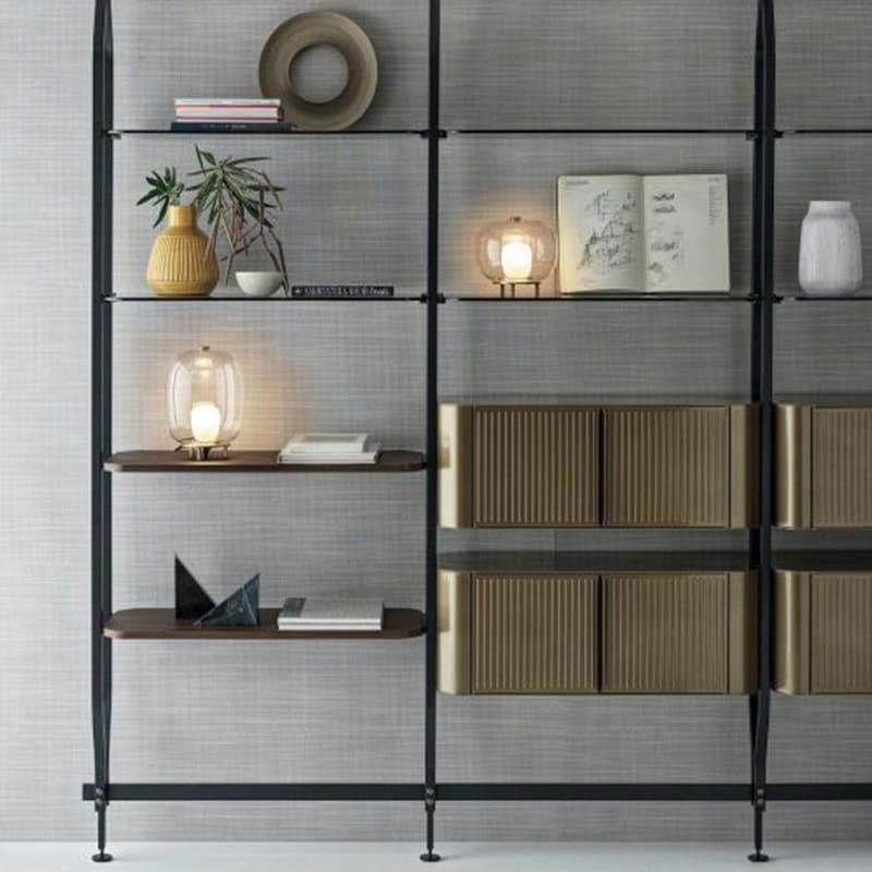 Charlotte Wall Fixing Bookcase by Bontempi