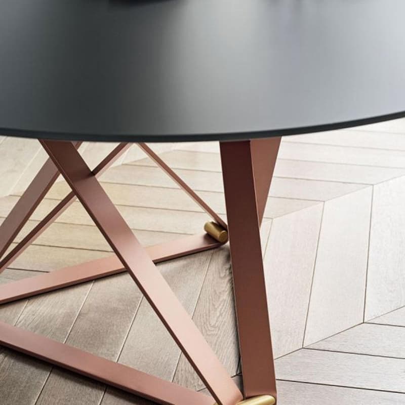 Delta Round Dining Table by Bontempi