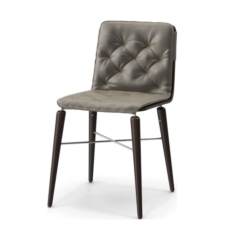 Kate Wooden Frame With Cushion Dining Chair by Bontempi