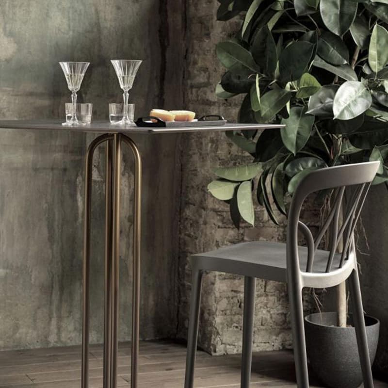 Rail High Dining Table by Bontempi