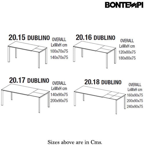 Dublino Dining Table by Bontempi