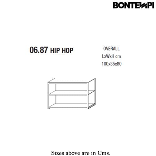 Hip Hop Bookcase by Bontempi