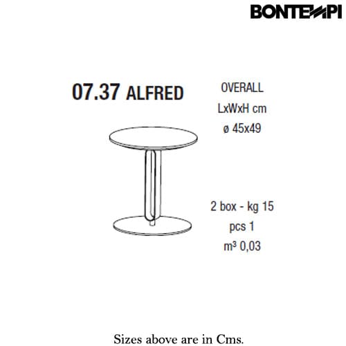 Alfred Coffee Table by Bontempi