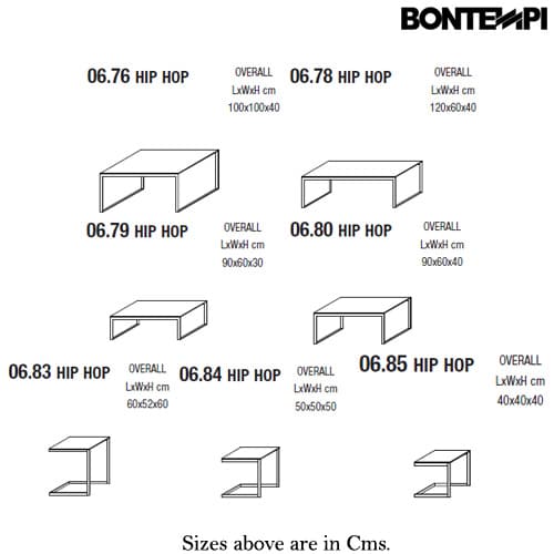 Hip Hop Coffee Table by Bontempi