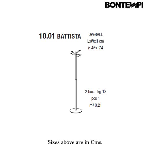 Battista Coat Stand by Bontempi