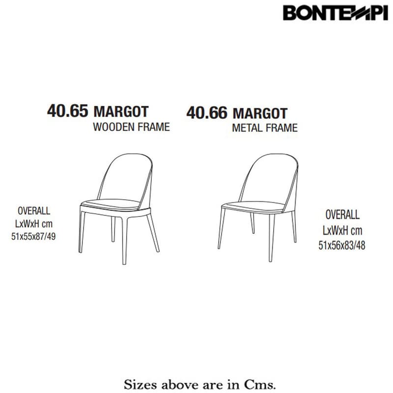 Margot Dining Chair by Bontempi