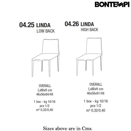 Linda Dining Chair by Bontempi