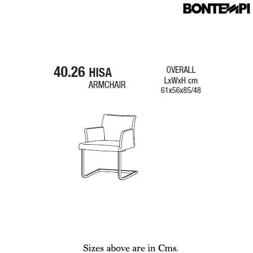 Hisa Armchair by Bontempi