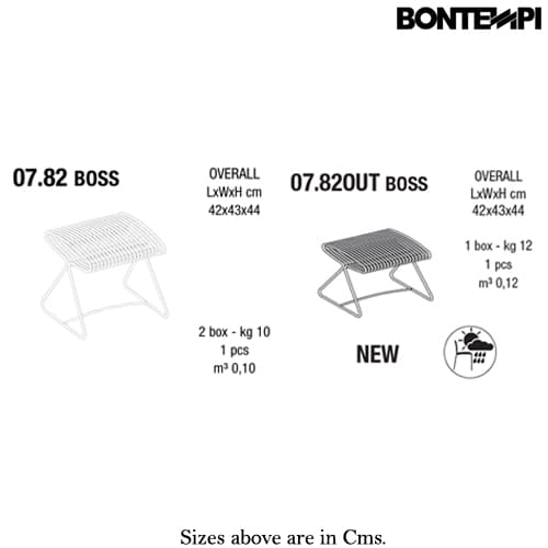 Boss Footstool by Bontempi