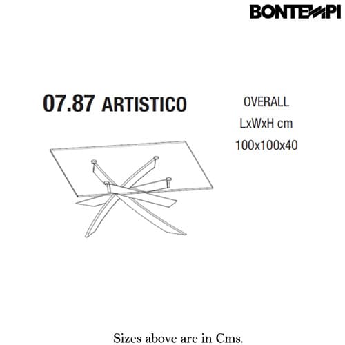 Artistico 07-87 Coffee Table by Bontempi