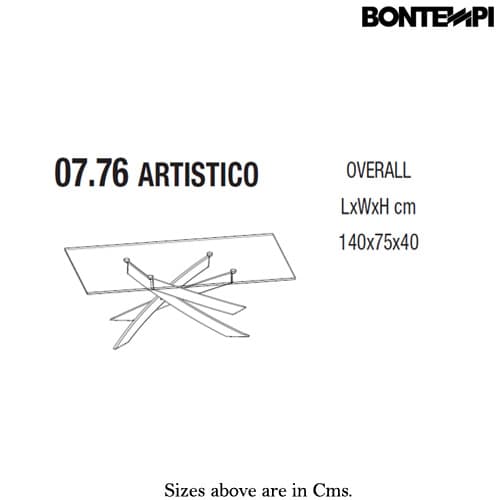 Artistico 07-76 Coffee Table by Bontempi