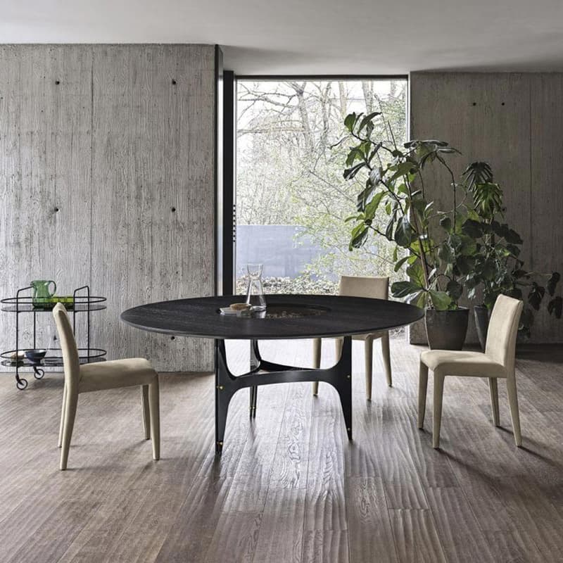 Universe Round Dining Table by Bontempi