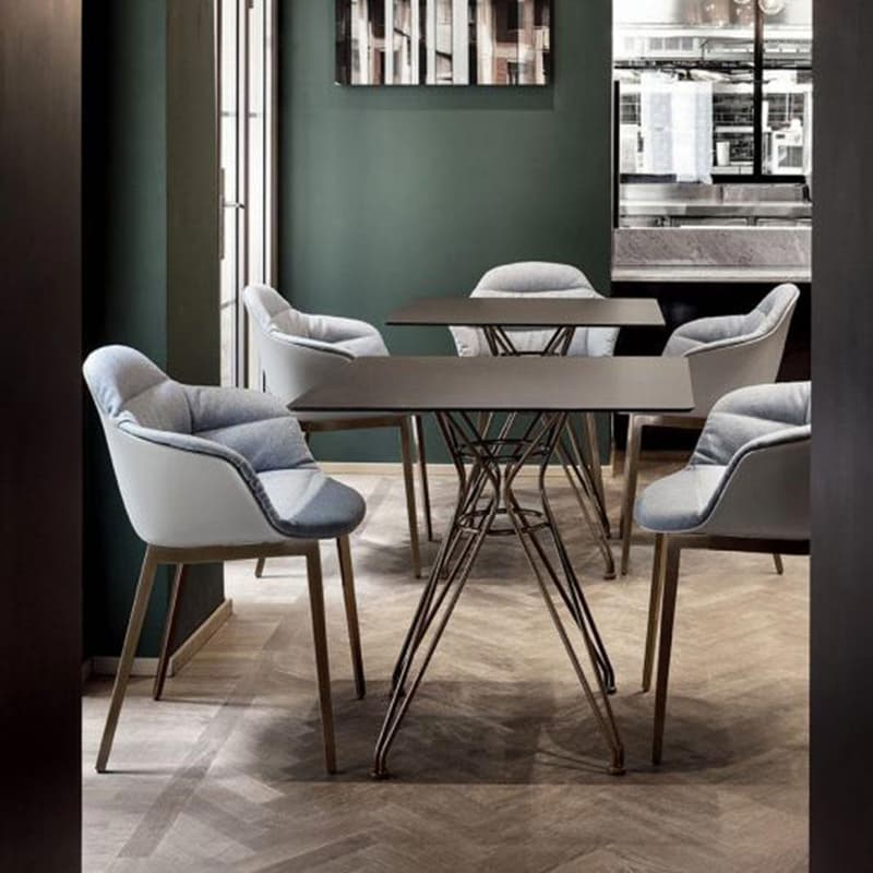 Vincent Low Dining Table by Bontempi