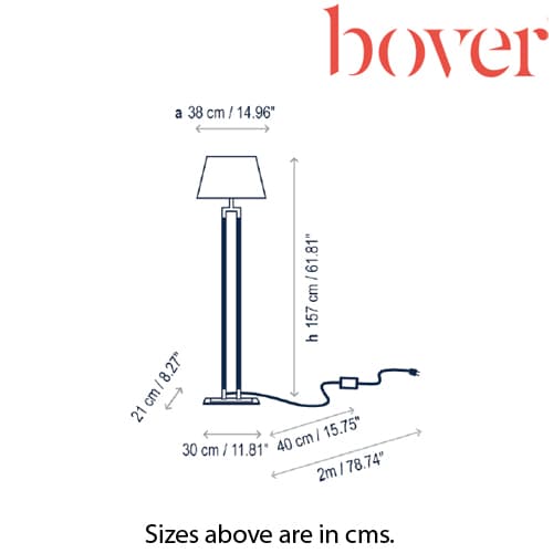 Ema P-157 Floor Lamp by Bover