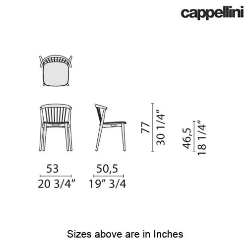 Newood Dining Chair by Cappellini